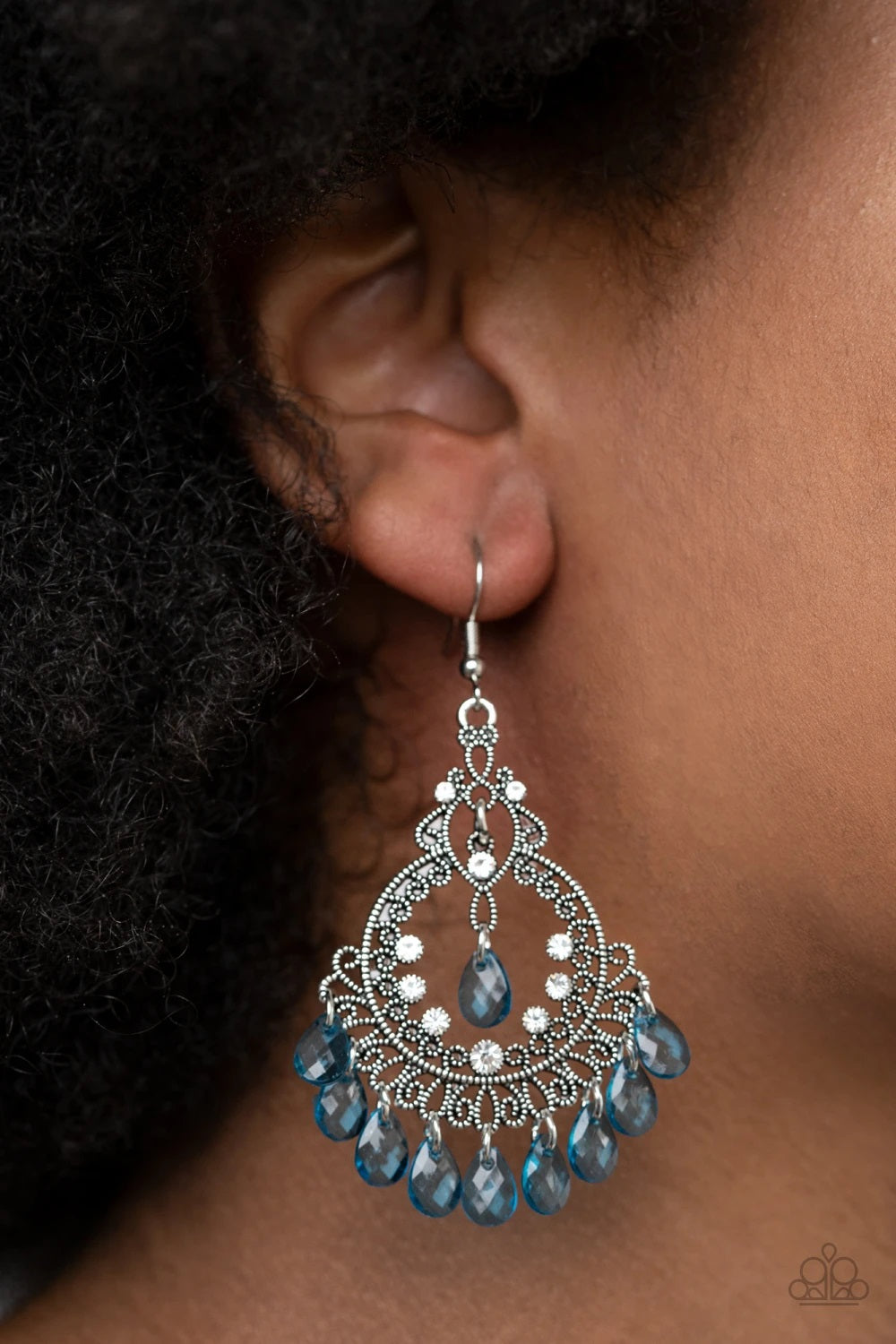 Lyrical Luster - Blue Earrings