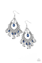Load image into Gallery viewer, Musical Gardens - Blue Earrings - Paparazzi

