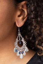 Load image into Gallery viewer, Musical Gardens - Blue Earrings - Paparazzi
