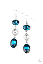 Load image into Gallery viewer, The GLOW Must Go On! - Blue Earrings - Paparazzi
