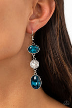 Load image into Gallery viewer, The GLOW Must Go On! - Blue Earrings - Paparazzi
