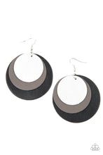 Load image into Gallery viewer, LEATHER Forecast - Black Earrings - Urban
