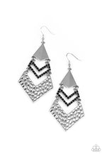 Load image into Gallery viewer, Work Hazard - Black Earrings

