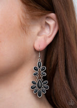 Load image into Gallery viewer, Cactus Cruise - Black Earrings
