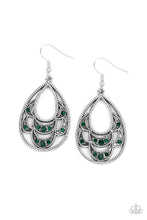 Load image into Gallery viewer, Malibu Macrame - Green Earrings
