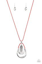 Load image into Gallery viewer, Texture Trekker - Red Necklace - Urban- Paparazzi

