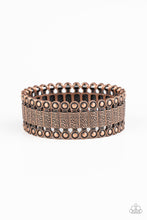 Load image into Gallery viewer, Rustic Rhythm - Copper Bracelet
