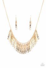 Load image into Gallery viewer, Metallic Muse - Gold Necklace
