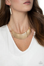 Load image into Gallery viewer, Metallic Muse - Gold Necklace
