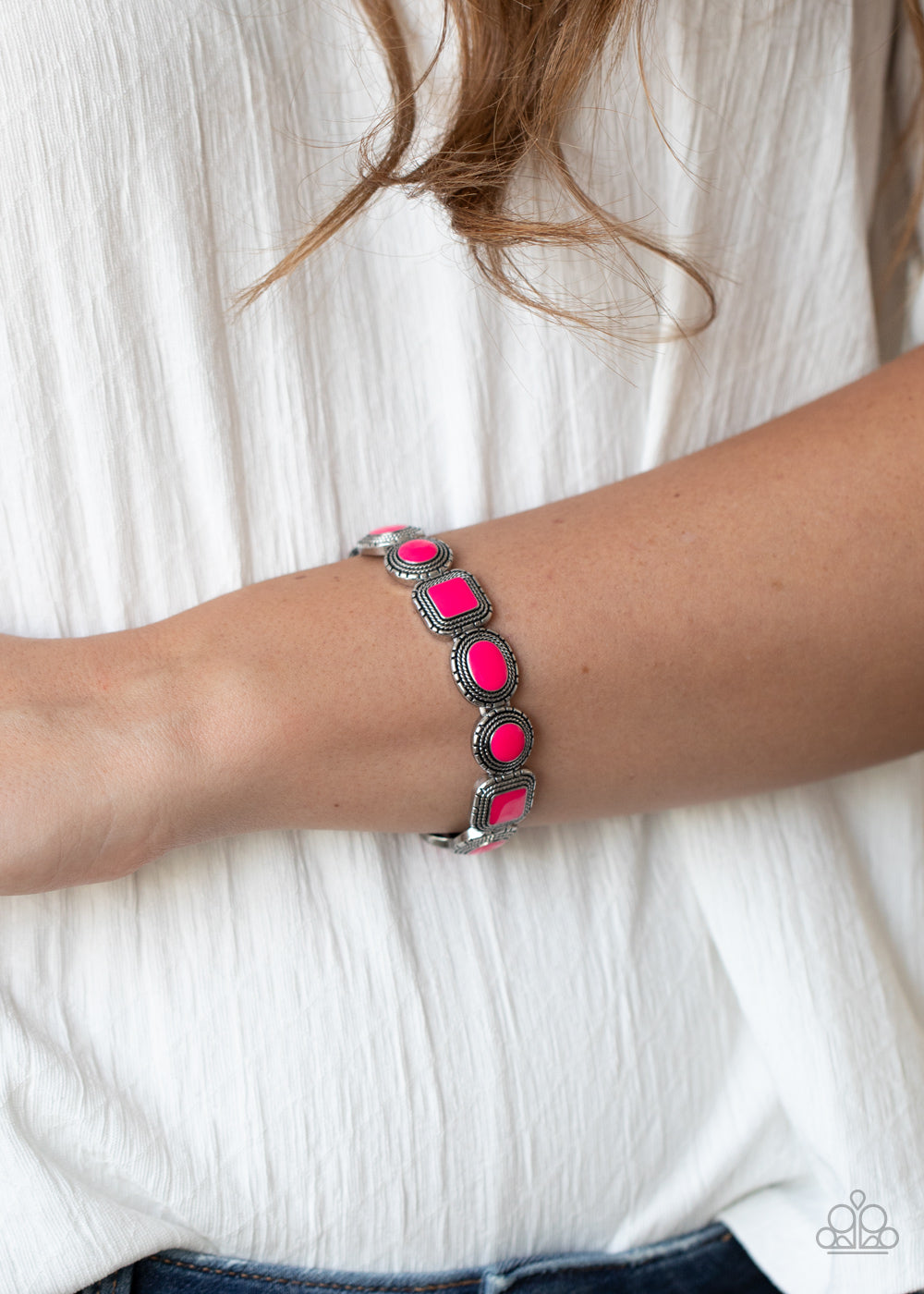 Vividly Vintage - Pink Bracelet