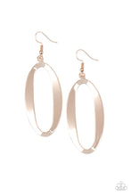 Load image into Gallery viewer, OVAL My Head - Rose Gold Earrings - Hoop
