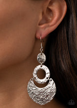 Load image into Gallery viewer, Shimmer Suite - Silver Earrings  - Hoop- Paparazzi

