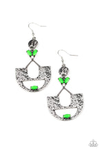 Load image into Gallery viewer, Modern Day Mecca - Green Earrings
