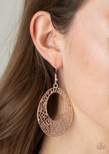 Load image into Gallery viewer, Serenely Shattered - Rose Gold Earrings
