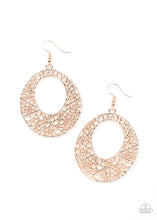 Load image into Gallery viewer, Serenely Shattered - Rose Gold Earrings
