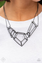 Load image into Gallery viewer, Sunset Sightings - 3-D Drama - Black Necklace Set - Complete Trend Blend - Fashion Fix
