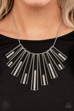 Load image into Gallery viewer, Fiercely 5th Avenue - FAN-tastically Deco - Black Necklace Set - Fashion Fix
