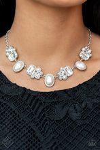 Load image into Gallery viewer, Fiercely 5th Avenue - Sensational Showstopper - White Necklace Set - Complete Trend Blend - Fashion Fix
