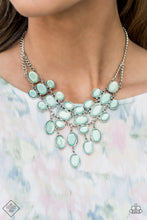 Load image into Gallery viewer, Glimpses of Malibu - Serene Gleam - Blue Necklace Set - Complete Trend Blend - Fashion Fix
