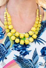 Load image into Gallery viewer, Glimpses of Malibu - Summer Excursion- Yellow Necklace Set - Complete Trend Blend - Fashion Fix
