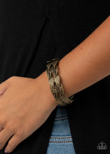 Load image into Gallery viewer, Its Five o FLOCK Somewhere - Brass Bracelet
