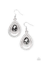 Load image into Gallery viewer, So The Story GLOWS - Silver Earrings - Paparazzi
