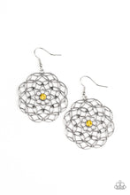 Load image into Gallery viewer, Botanical Bash - Yellow Earrings - Paparazzi
