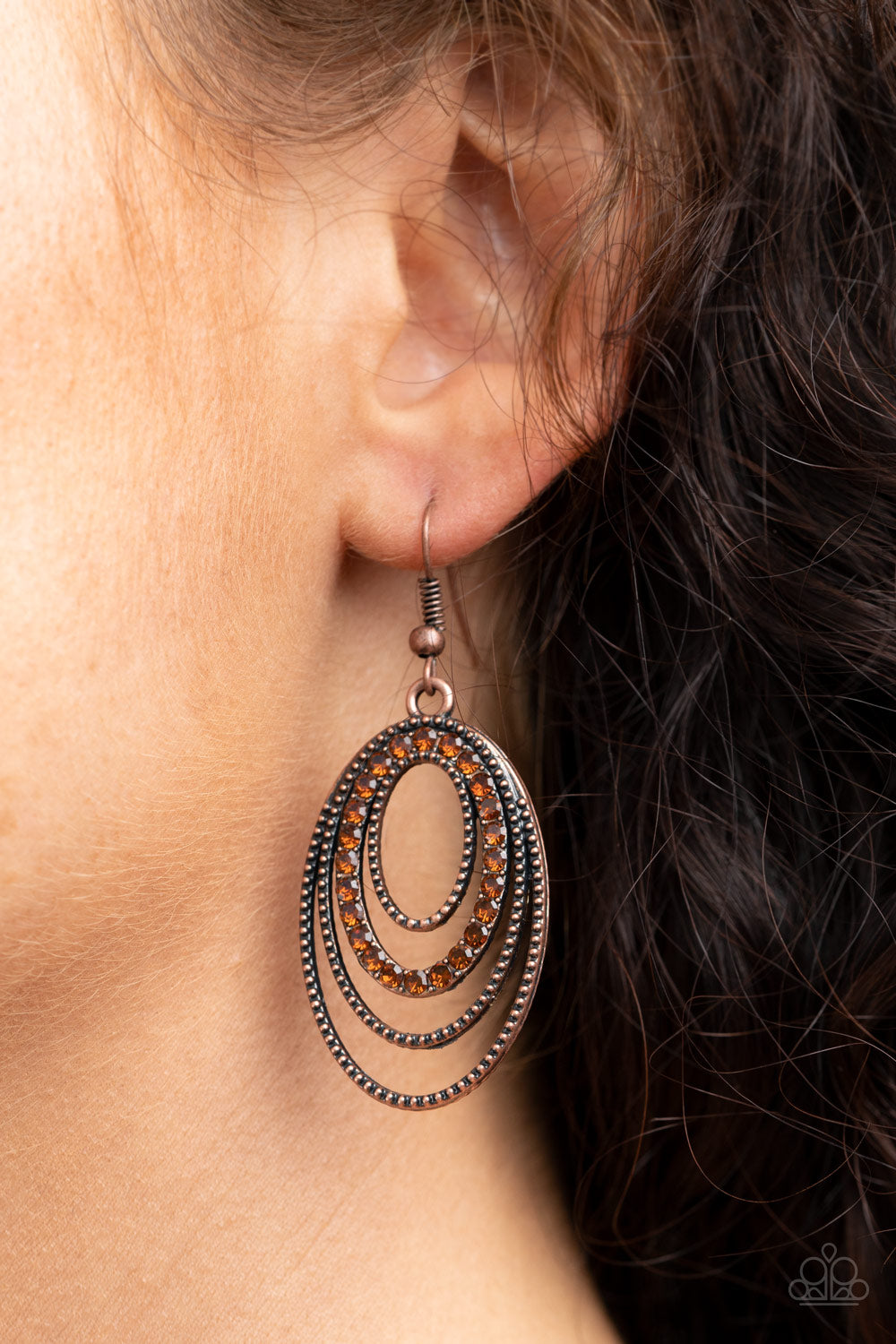 Date Night Diva - Copper Earrings