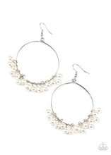 Load image into Gallery viewer, Things Are Looking UPSCALE - White Earrings - Hoop
