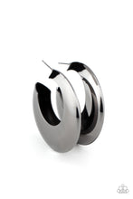 Load image into Gallery viewer, Chic CRESCENTO - Black Earrings - Hoop
