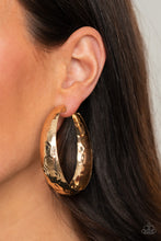 Load image into Gallery viewer, Hey, HAUTE-Shot - Gold Earrings- Hoop
