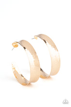 Load image into Gallery viewer, Fearlessly Flared - Gold Earrings - Hoop
