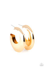 Load image into Gallery viewer, Chic CRESCENTO - Gold Earrings - Hoop
