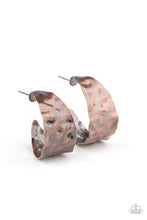 Load image into Gallery viewer, Put Your Best Face Forward - Copper Earrings - Hoop
