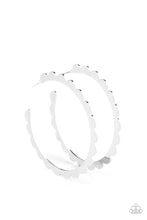 Load image into Gallery viewer, Radiant Ridges - Silver Earrings - Hoop
