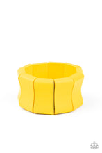 Load image into Gallery viewer, Caribbean Couture - Yellow Bracelet  - Wood
