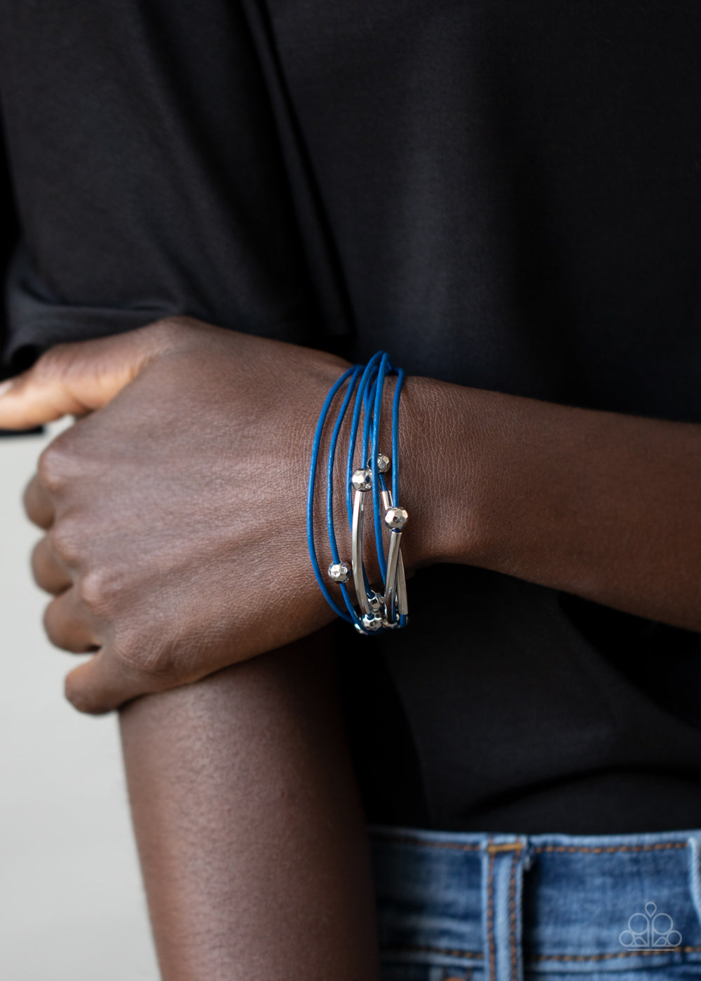 Magnetically Modern - Blue Bracelet - Paparazzi