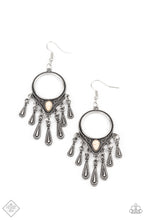 Load image into Gallery viewer, Ranger Rhythm - White Earrings - Hoop- Fashion Fix
