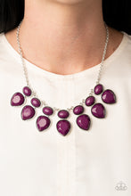 Load image into Gallery viewer, Modern Masquerade - Purple Necklace
