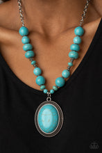 Load image into Gallery viewer, Home Sweet HOMESTEAD - Blue Necklace

