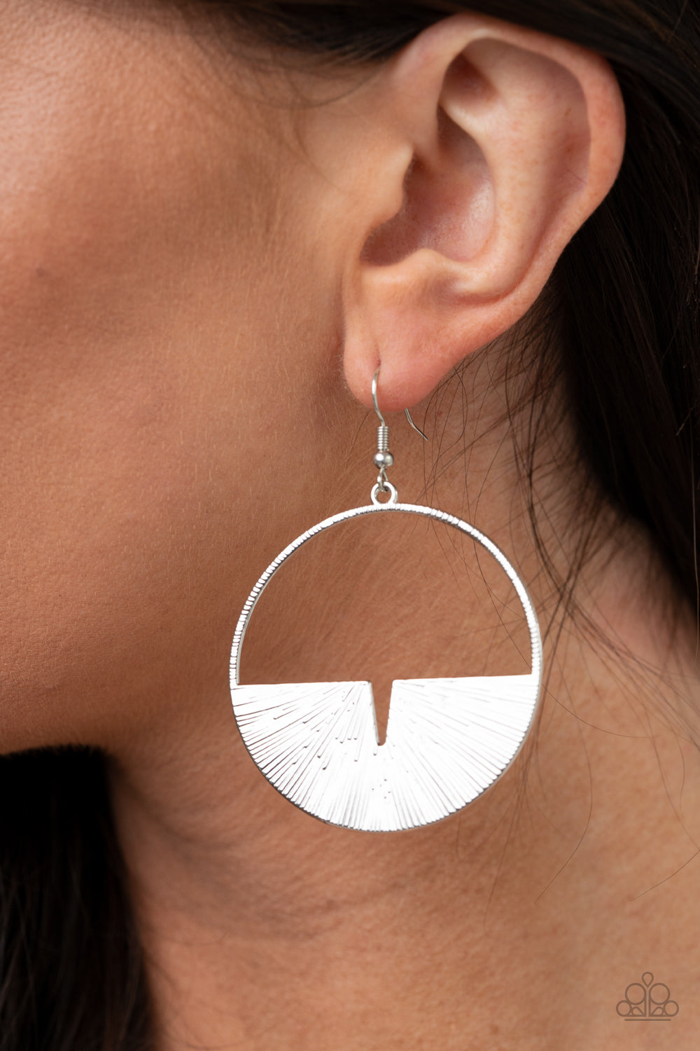 Reimagined Refinement - Silver Earrings - Hoop