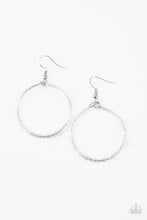 Load image into Gallery viewer, Colorfully Curvy - White Earrings - Hoop

