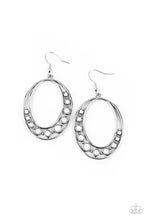 Load image into Gallery viewer, Crescent Cove - White Earrings - Hoop
