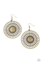 Load image into Gallery viewer, Rustic Groves - Brass Earrings
