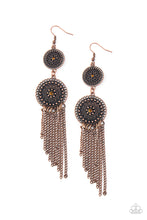 Load image into Gallery viewer, Medallion Mecca - Copper Earrings
