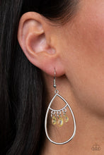 Load image into Gallery viewer, Shimmer Advisory - Yellow Earrings - Paparazzi
