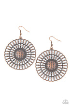 Load image into Gallery viewer, Rustic Groves - Copper Earrings
