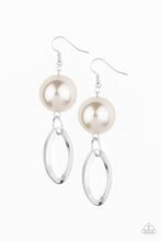 Load image into Gallery viewer, Big Spender Shimmer - White Earrings
