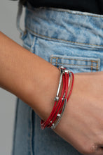 Load image into Gallery viewer, Magnetically Modern - Red Bracelet
