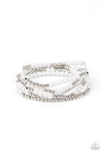 Load image into Gallery viewer, BEAD Between The Lines - White Bracelet
